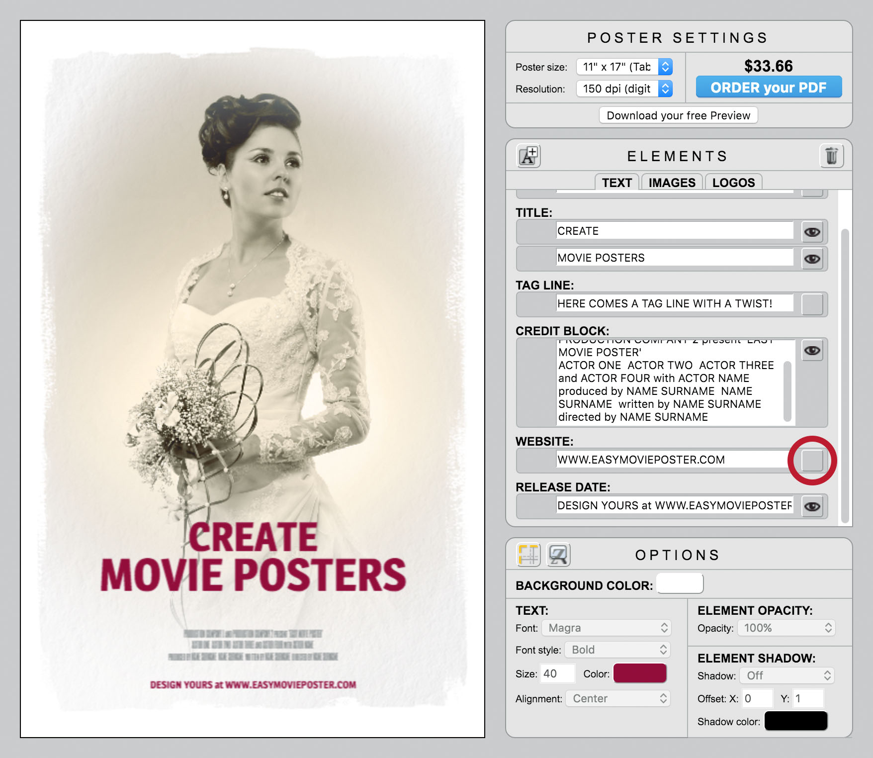 Easy Movie Poster - Look And Feel - The Zoopeeker's Wife - Case Study