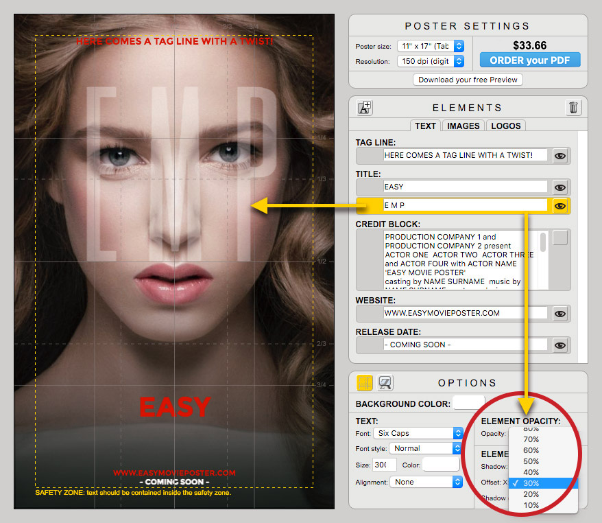 Easy Movie Poster - Look And Feel - Salt - Case Study