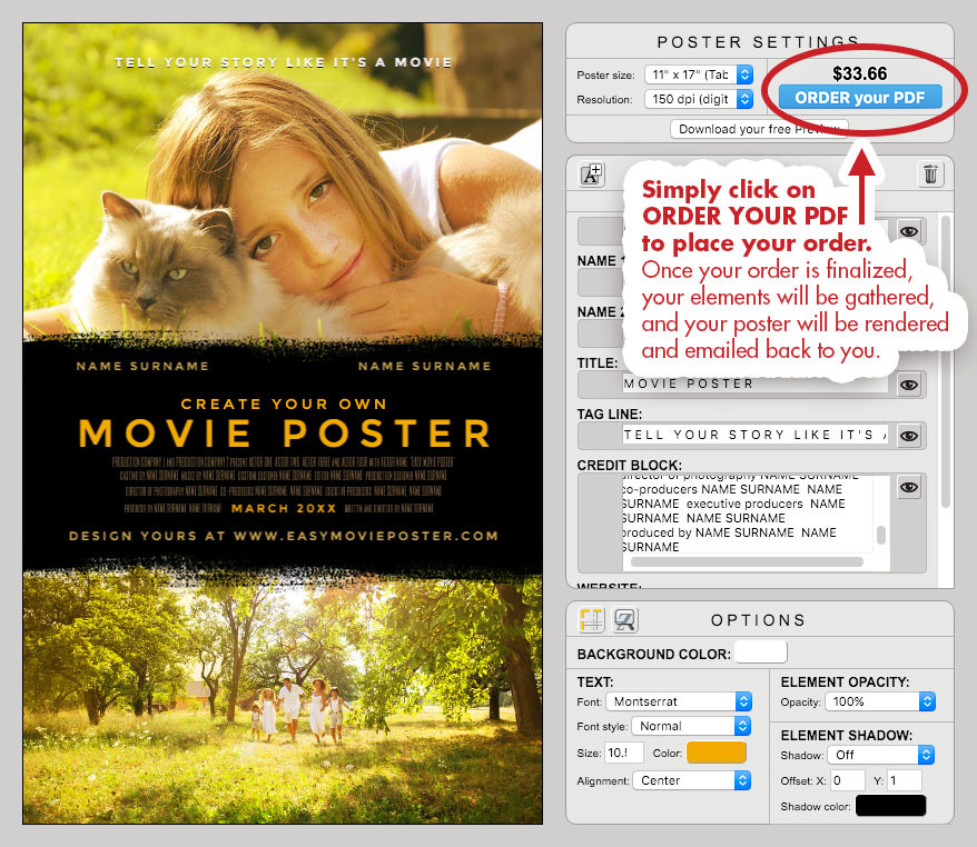 Easy Movie Poster - Look And Feel - The Zoopeeker's Wife - Case Study