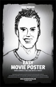 Easy Movie Poster template