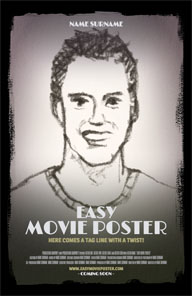 Easy Movie Poster template