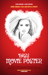 Easy Movie Poster template