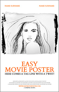 Easy Movie Poster template