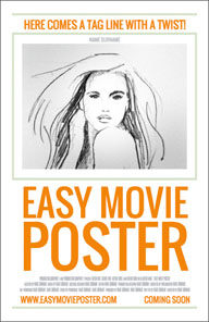 Easy Movie Poster template