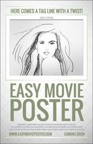 Easy Movie Poster template