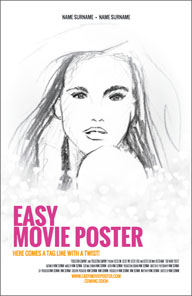 Easy Movie Poster template