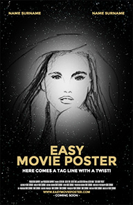 Easy Movie Poster template