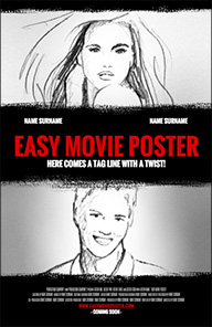 Easy Movie Poster template