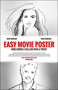 Easy Movie Poster template