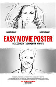 Easy Movie Poster template