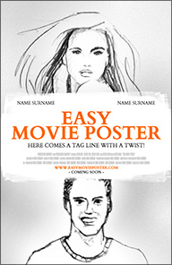 Easy Movie Poster template