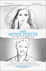 Easy Movie Poster template