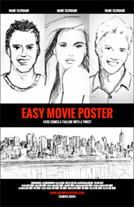 Easy Movie Poster template