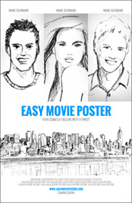 Easy Movie Poster template