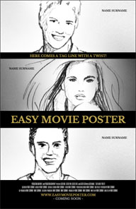 Easy Movie Poster template