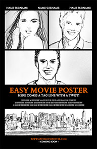 Easy Movie Poster template