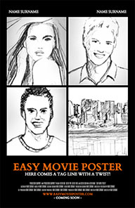 Easy Movie Poster template